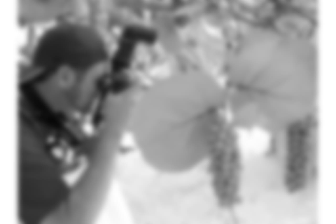 During the Kansas City Chiefs Cheerleader Calendar photo shoot on Tuesday, June 26, 2018 at Couples Swept Away in Negril, Jamaica.