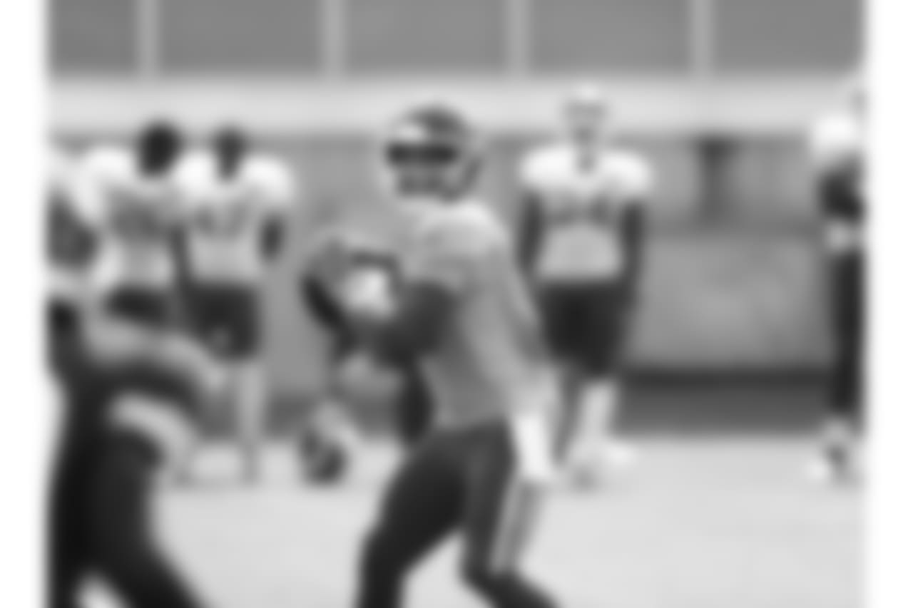 Kansas City Chiefs quarterback Patrick Mahomes (15) during practice on August 21, 2018