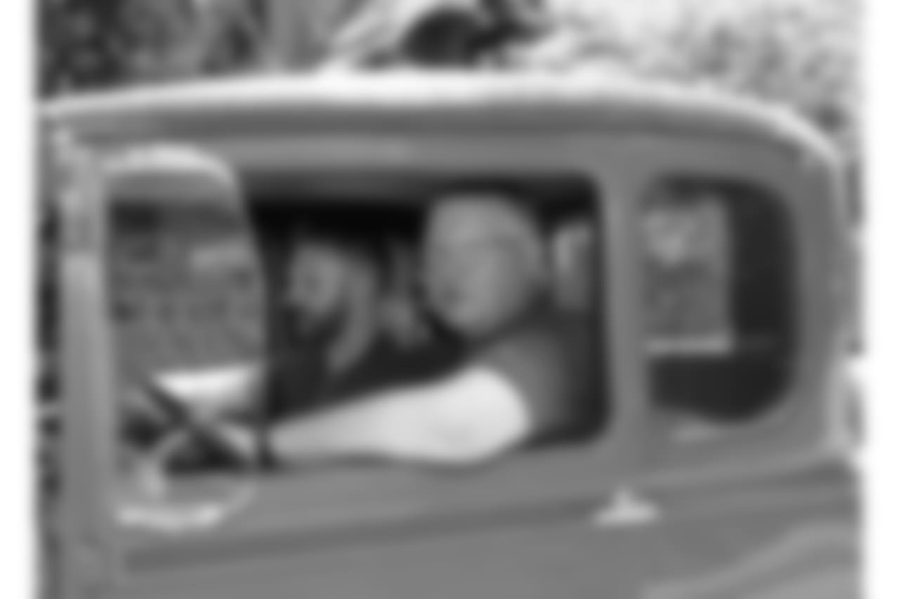 Coach Reid shows off his 1928/29 Ford Model A.
