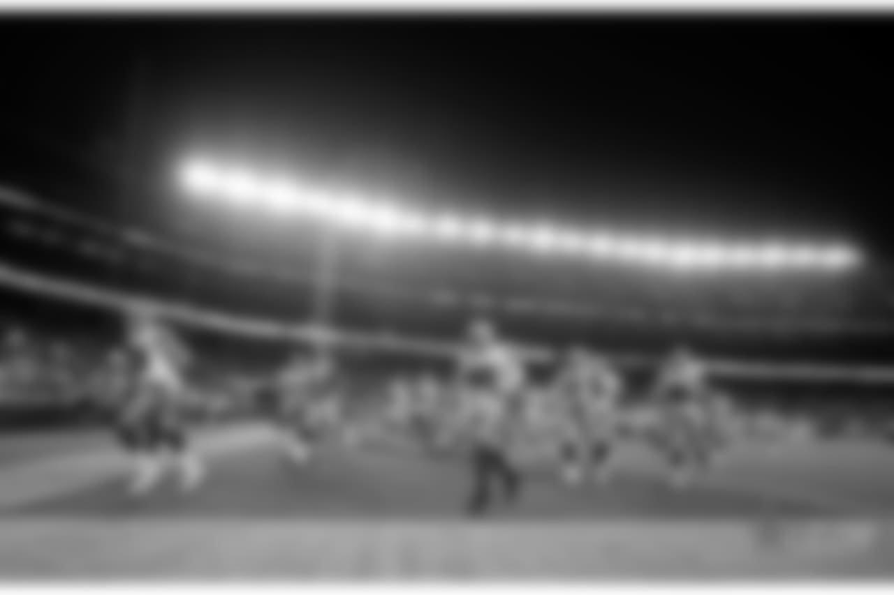 Dallas Cowboys players run off the field at Levi's Stadium after the first half of an NFL preseason football game against the San Francisco 49ers in Santa Clara, Calif., Thursday, Aug. 9, 2018. (AP Photo/Josie Lepe)