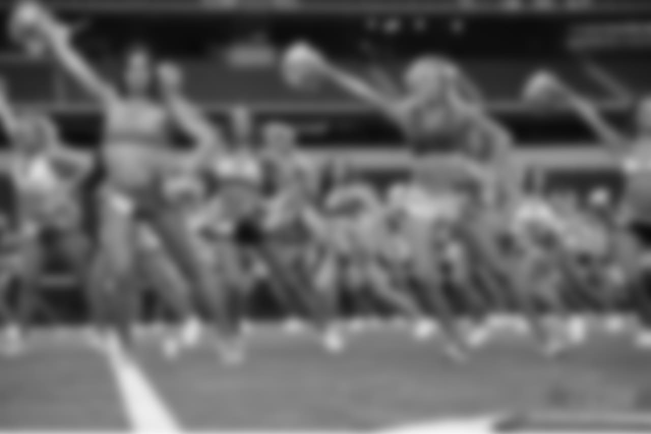 Dallas Cowboys Cheerleaders tryouts at AT&T Stadium in Arlington, Texas on May 6, 2018.