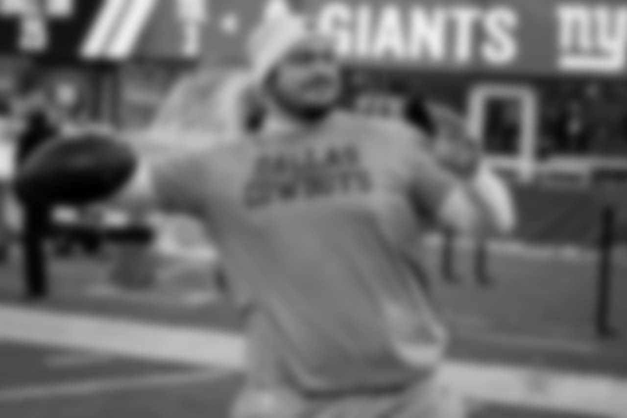10 December 2017: Zack Martin (70)
of the Dallas Cowboys during their NFL week 14 regular season 30-10 win over the New York Giants at MetLife Stadium in East Rutherford, New Jersey. Photo by James D. Smith/Dallas Cowboys
