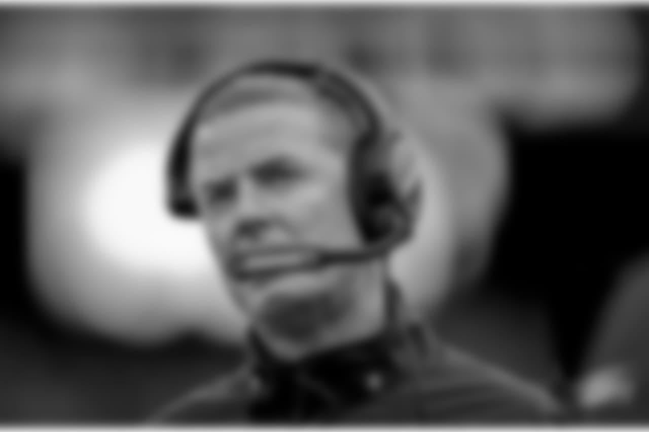 Dallas Cowboys head coach Jason Garrett watches play from the sidelines during the second quarter of an NFL football game against the New York Giants, Sunday, Dec. 10, 2017, in East Rutherford, N.J. (AP Photo/Adam Hunger)