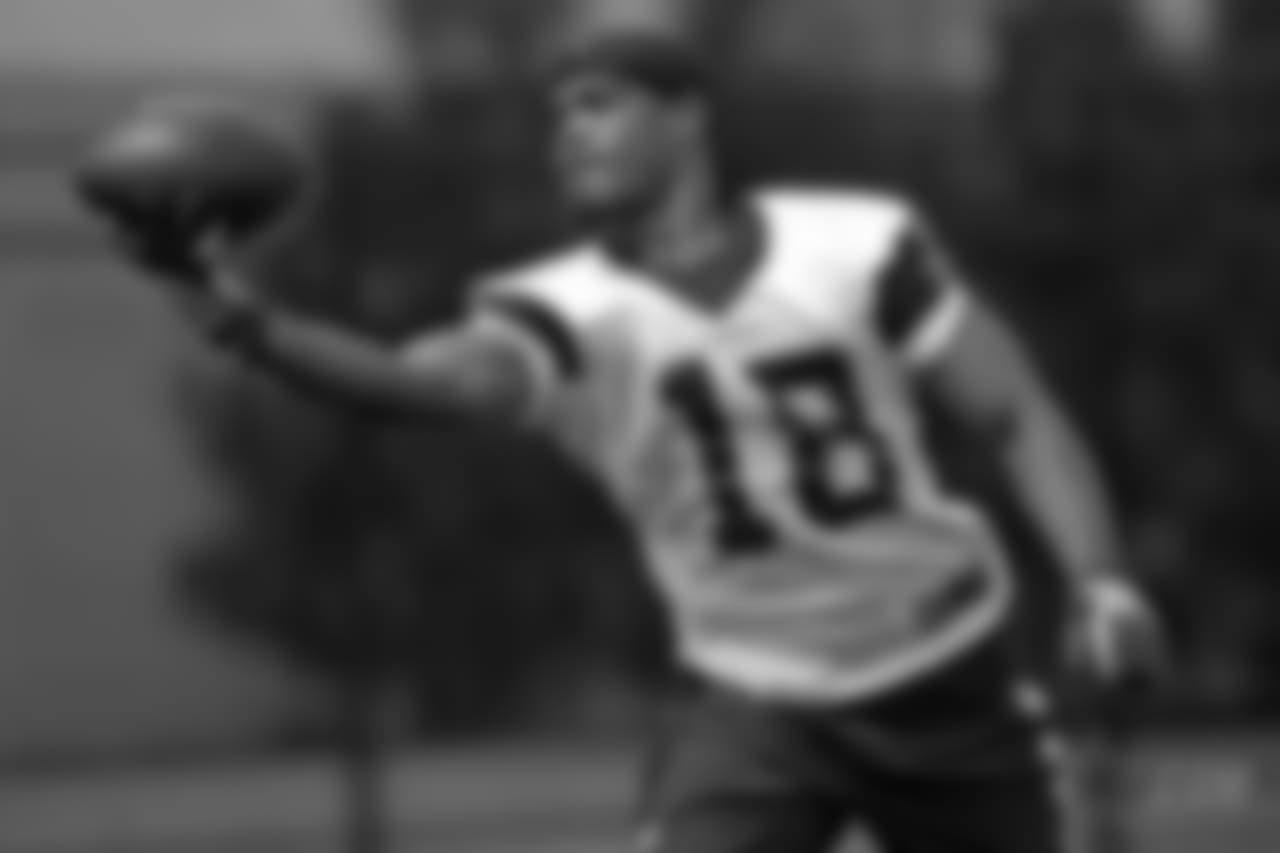 12 May 2018: Marchie Murdock (18)
of the Dallas Cowboys during rookie minicamp practices at Ford Center at The Star in Frisco, Texas. Photo by James D. Smith/Dallas Cowboys