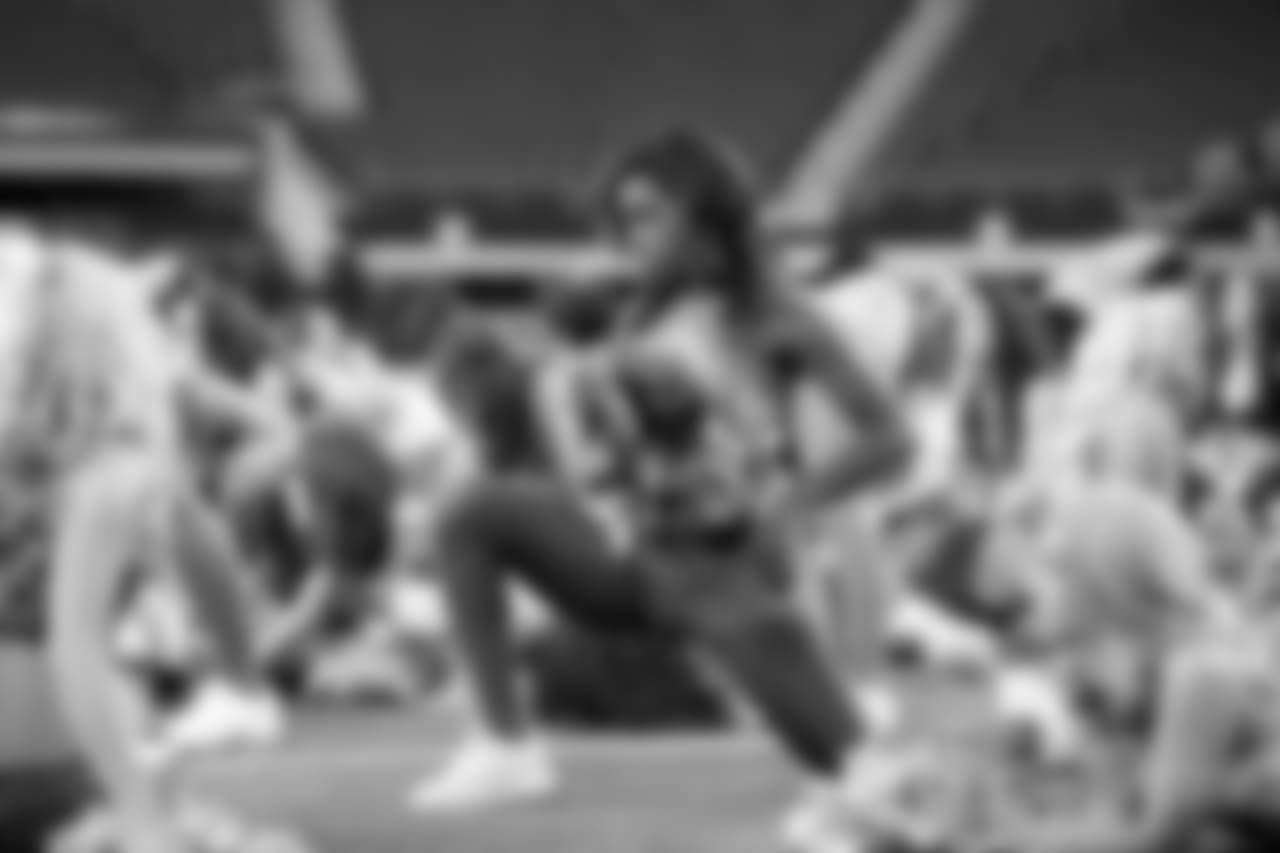 Dallas Cowboys Cheerleaders tryouts at AT&T Stadium in Arlington, Texas on May 6, 2018.