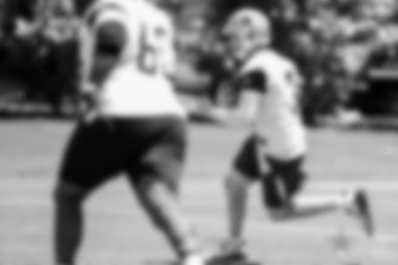 30 May 2018: Cooper Rush (7)
of the Dallas Cowboys during OTA day 5 practice at Ford Center at The Star in Frisco, Texas. Photo by James D. Smith/Dallas Cowboys