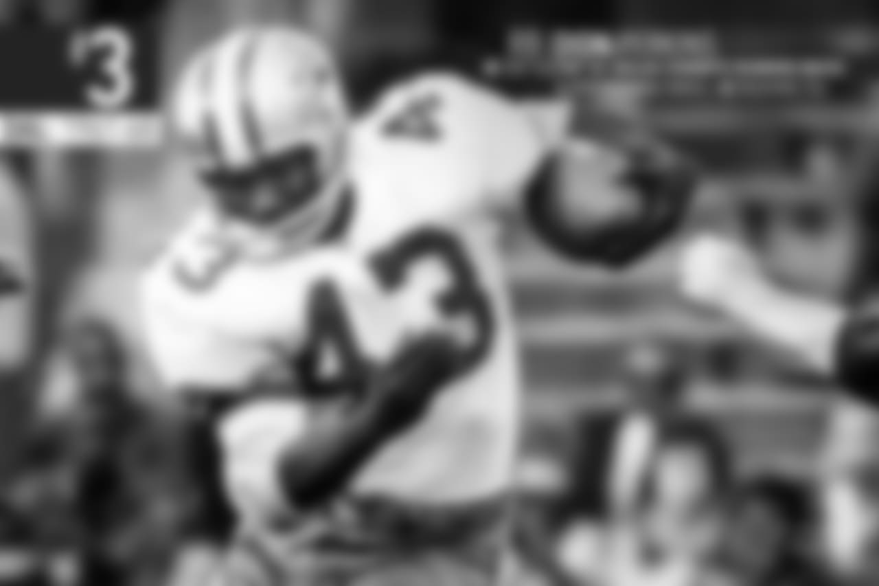 Don Perkins was the heart and soul of the Cowboys offense for his eight seasons in the NFL, leading the club in rushing all eight seasons. Old-timers insist he is one of the best backs in history of Cowboys, and still ranks third all-time with 6,217 rushing yards.