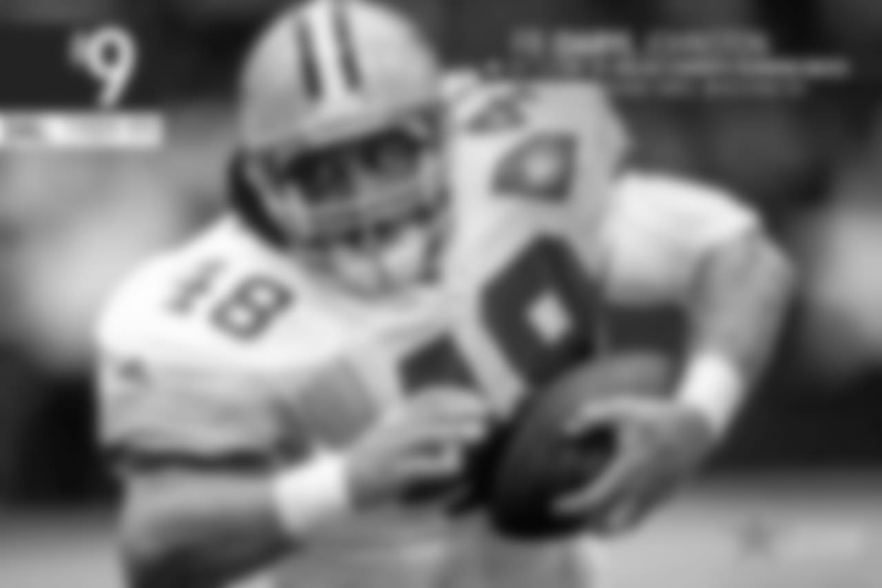 Daryl Johnston did all the dirty work at fullback, leading the way for Emmitt Smith to become the NFL’s all-time leading rusher. If you don’t believe he belongs in the Top 10, just ask Emmitt.