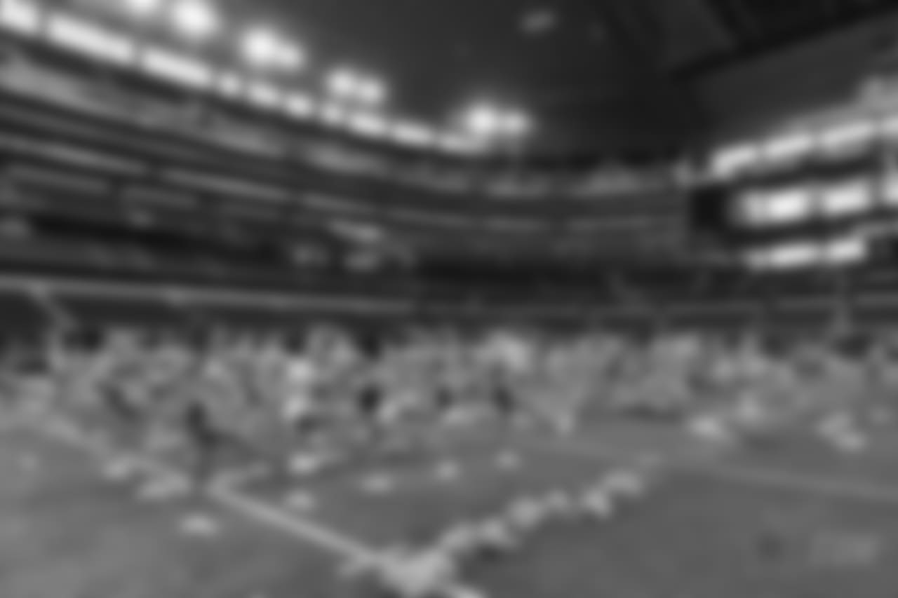 Dallas Cowboys Cheerleaders tryouts at AT&T Stadium in Arlington, Texas on May 6, 2018.