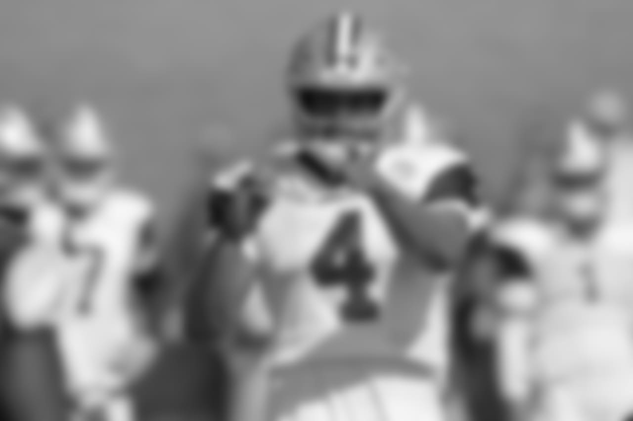 Views of the Dallas Cowboys training camp practice in Oxnard, California