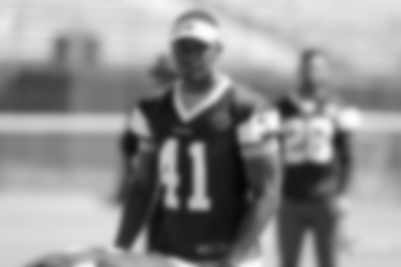 08 August 2018: Kyle Queiro (41)
of the Dallas Cowboys during training camp at City of Oxnard Fields in Oxnard, California. Photo by James D. Smith/Dallas Cowboys