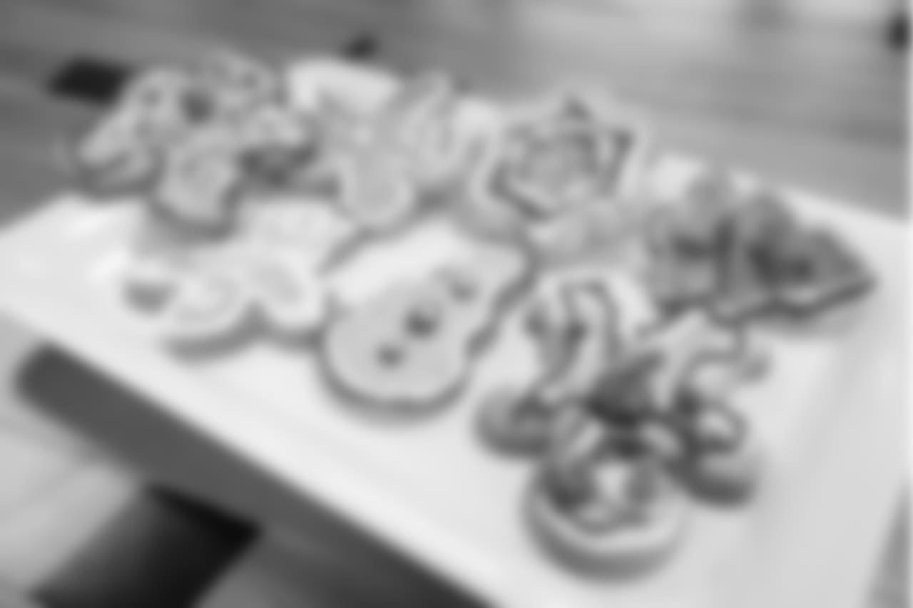 The decorated cookies looked great!