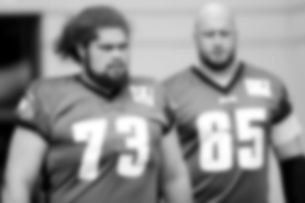 Isaac Seumalo and Lane Johnson