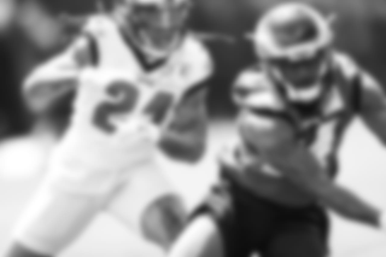 CB Ronald Darby (left) and WR Mike Wallace.