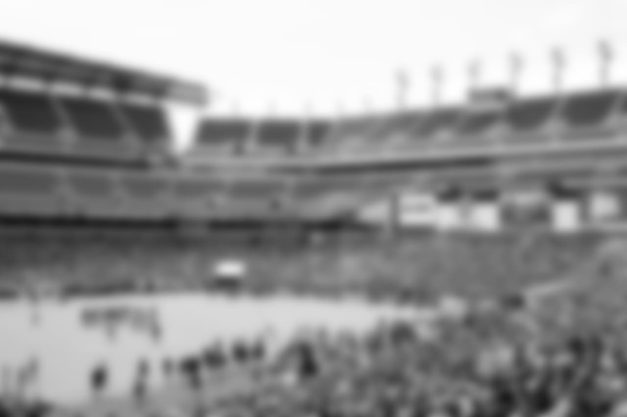 A scenic view of Eagles Open Practice.