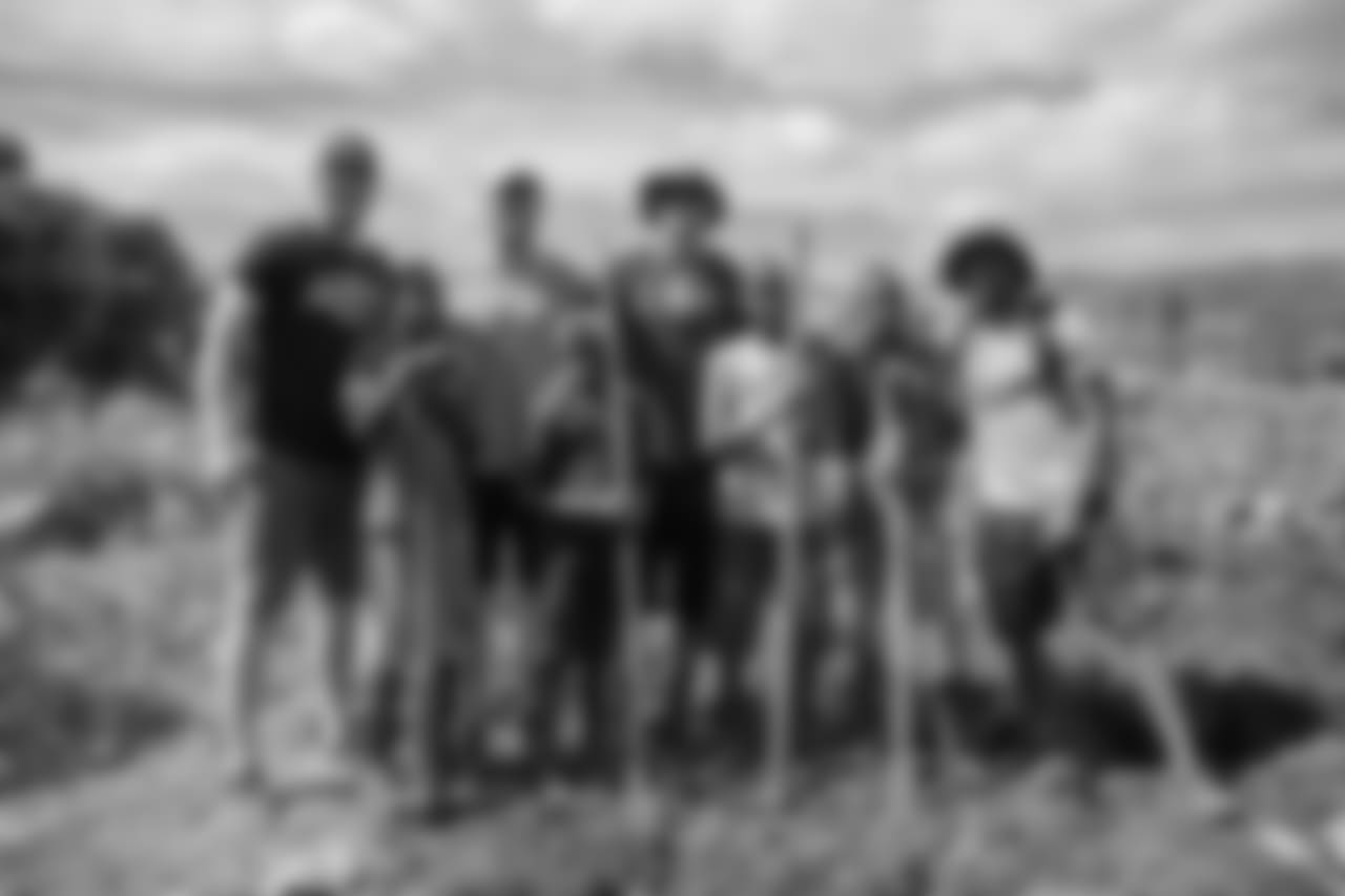 On another day, the group drove up the moutain to see the farming process in Haiti.
