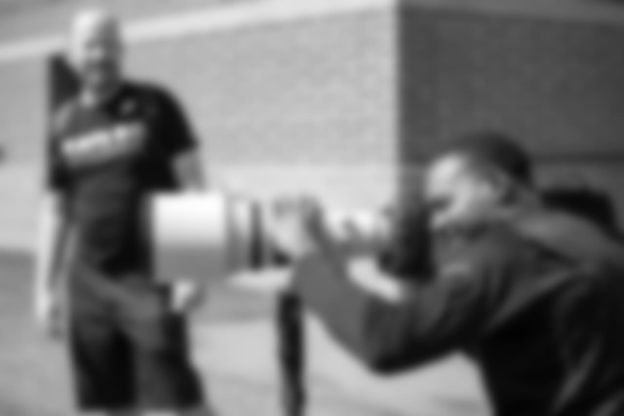 WR Alshon Jeffery takes the camera to snap a few photos.