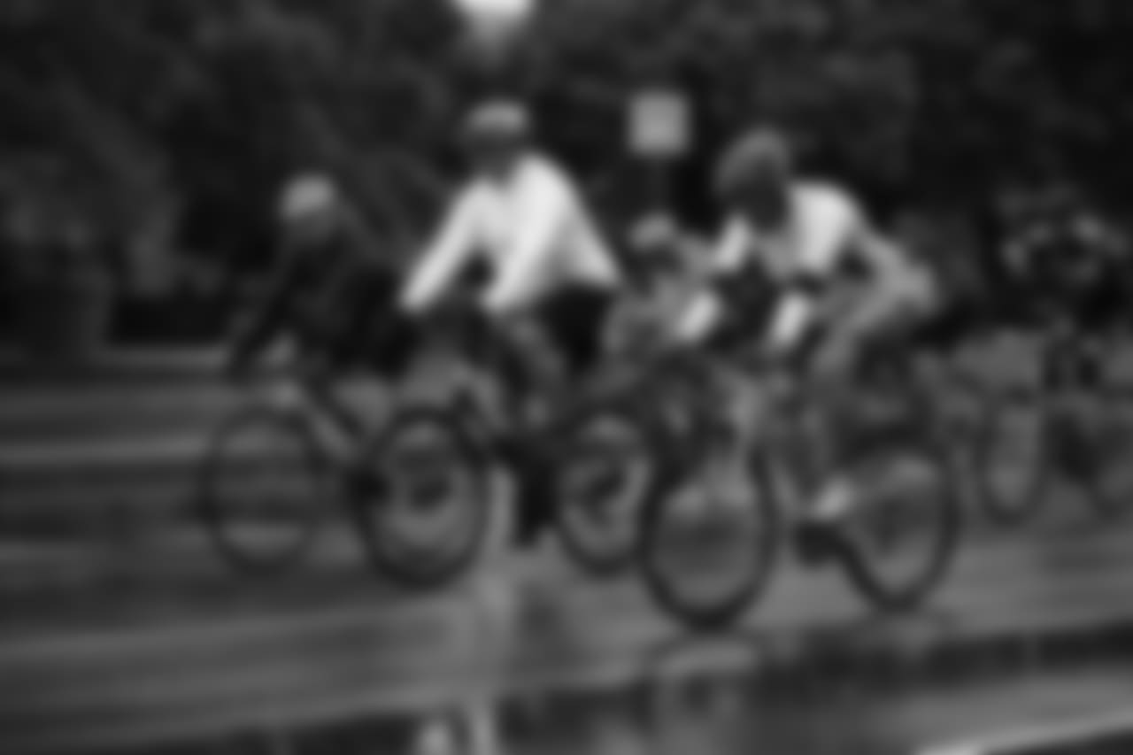 Cyclists during the Eagles Autism Challenge.