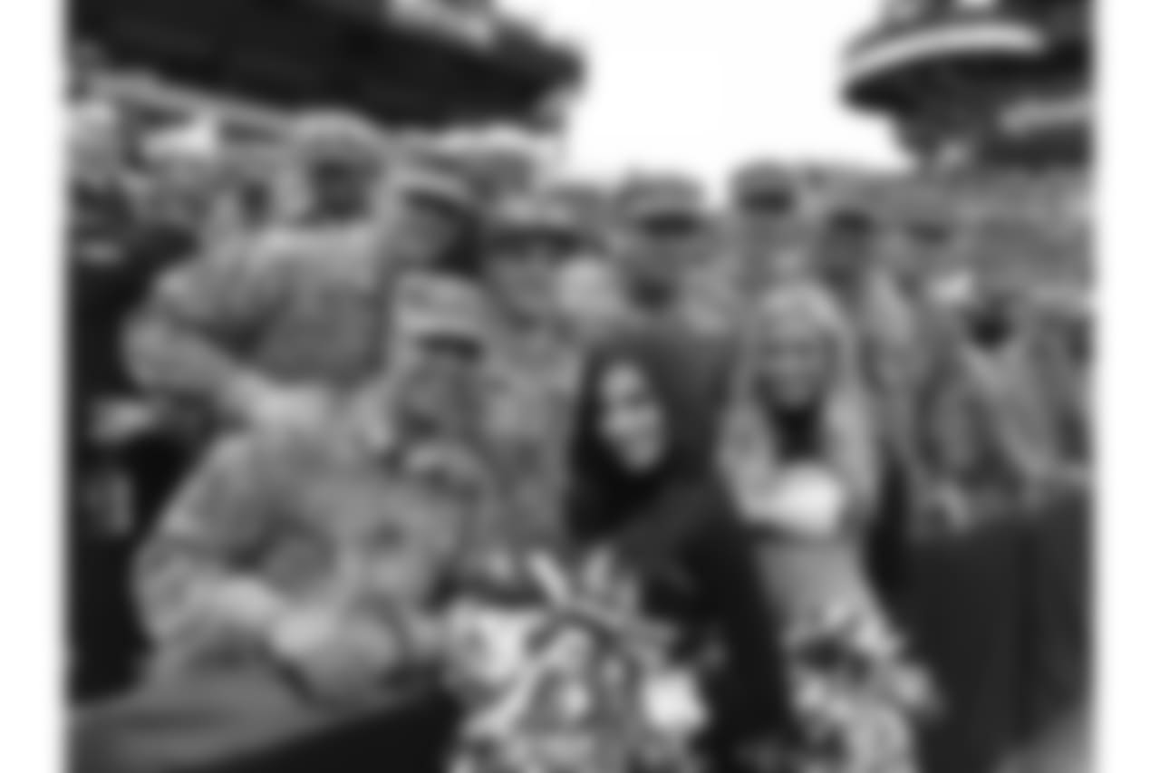 Vanessa and Savannah were honored to meet United States service members