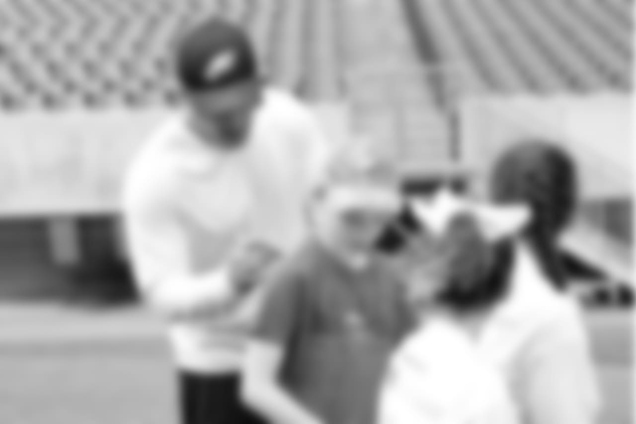 And of course, the kids all got autographs when they were done the on-field activities.