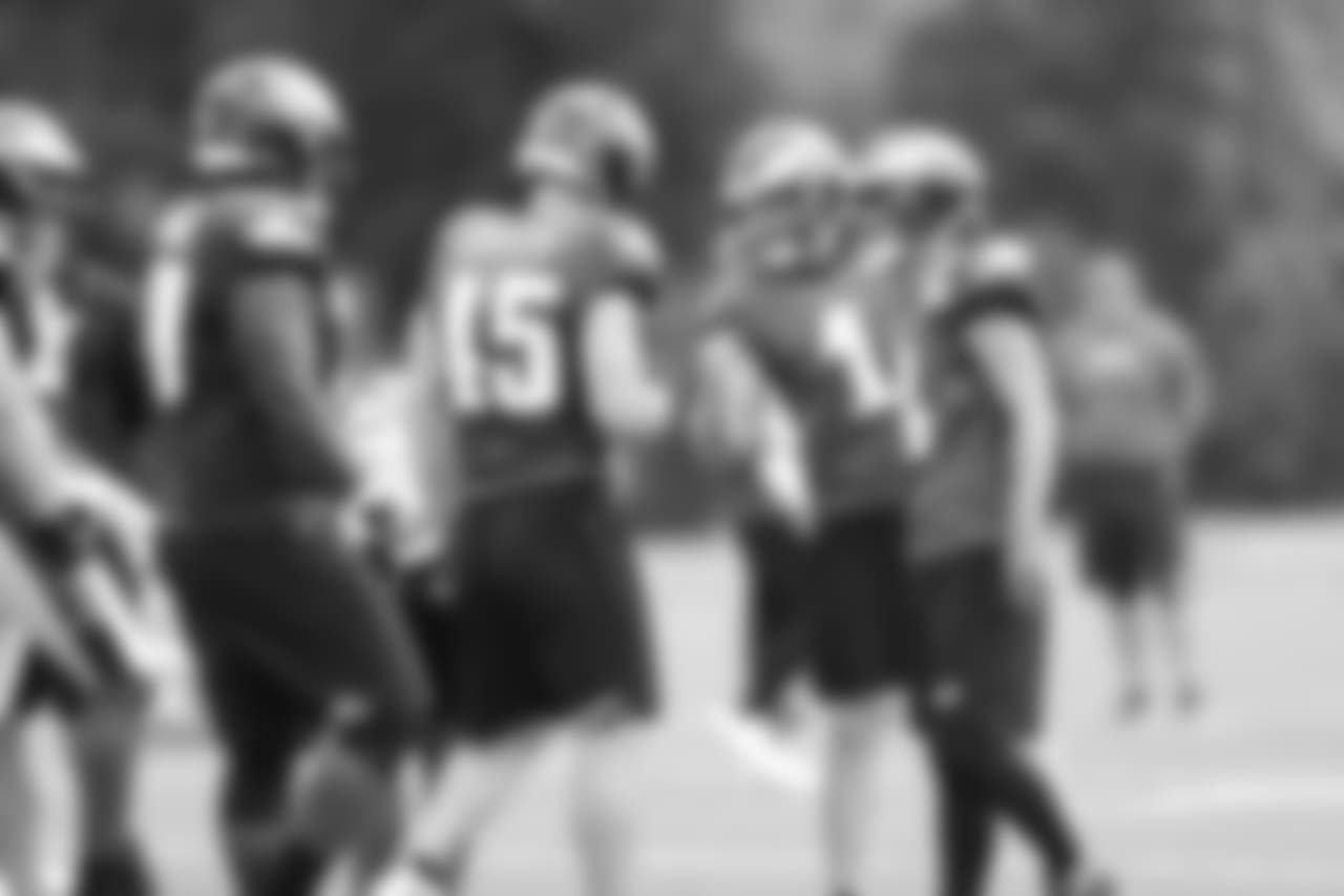 Rick Lovato, Cameron Johnston, and Jake Elliott