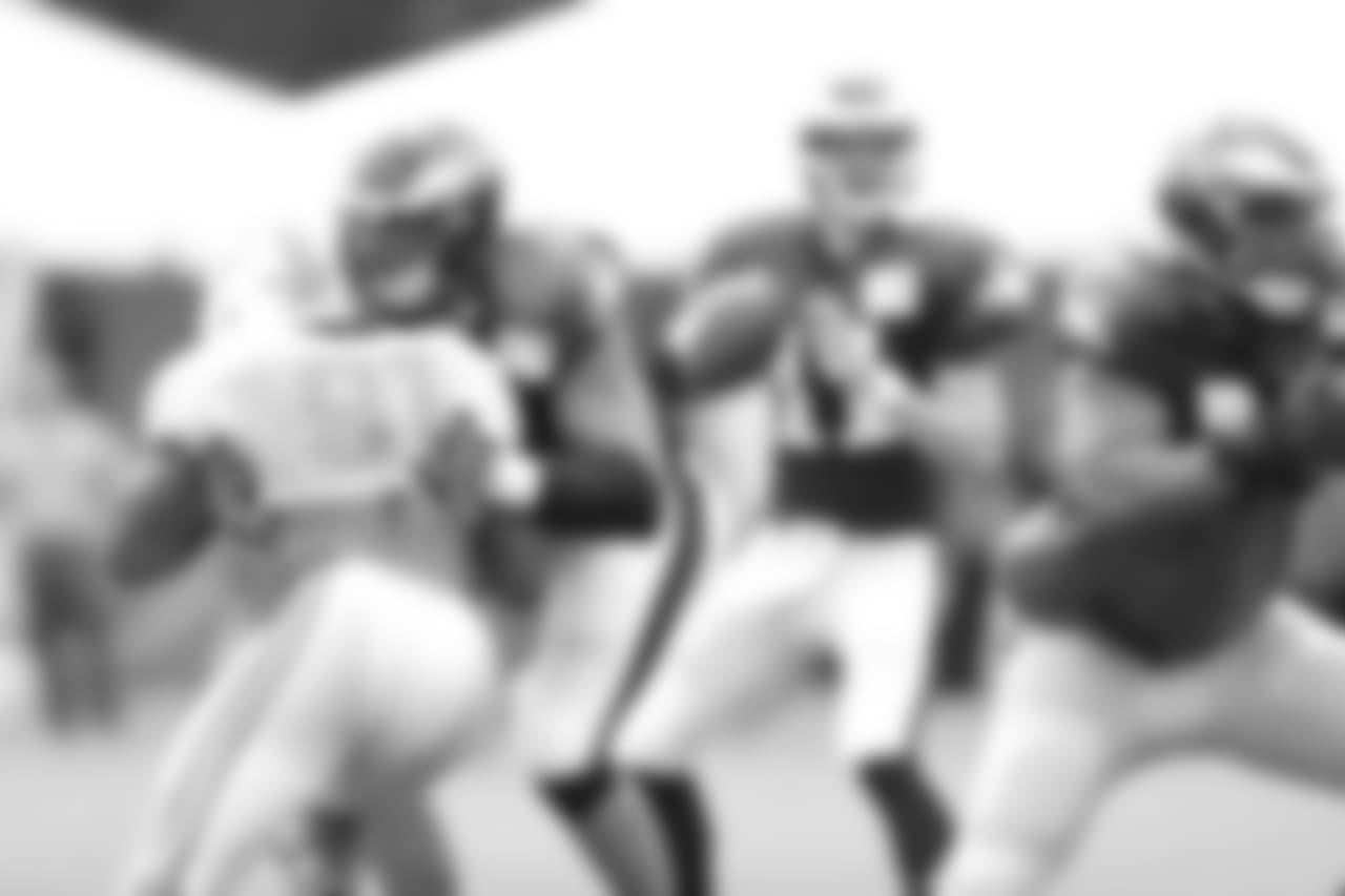 DE Cameron Wake and T Lane Johnson