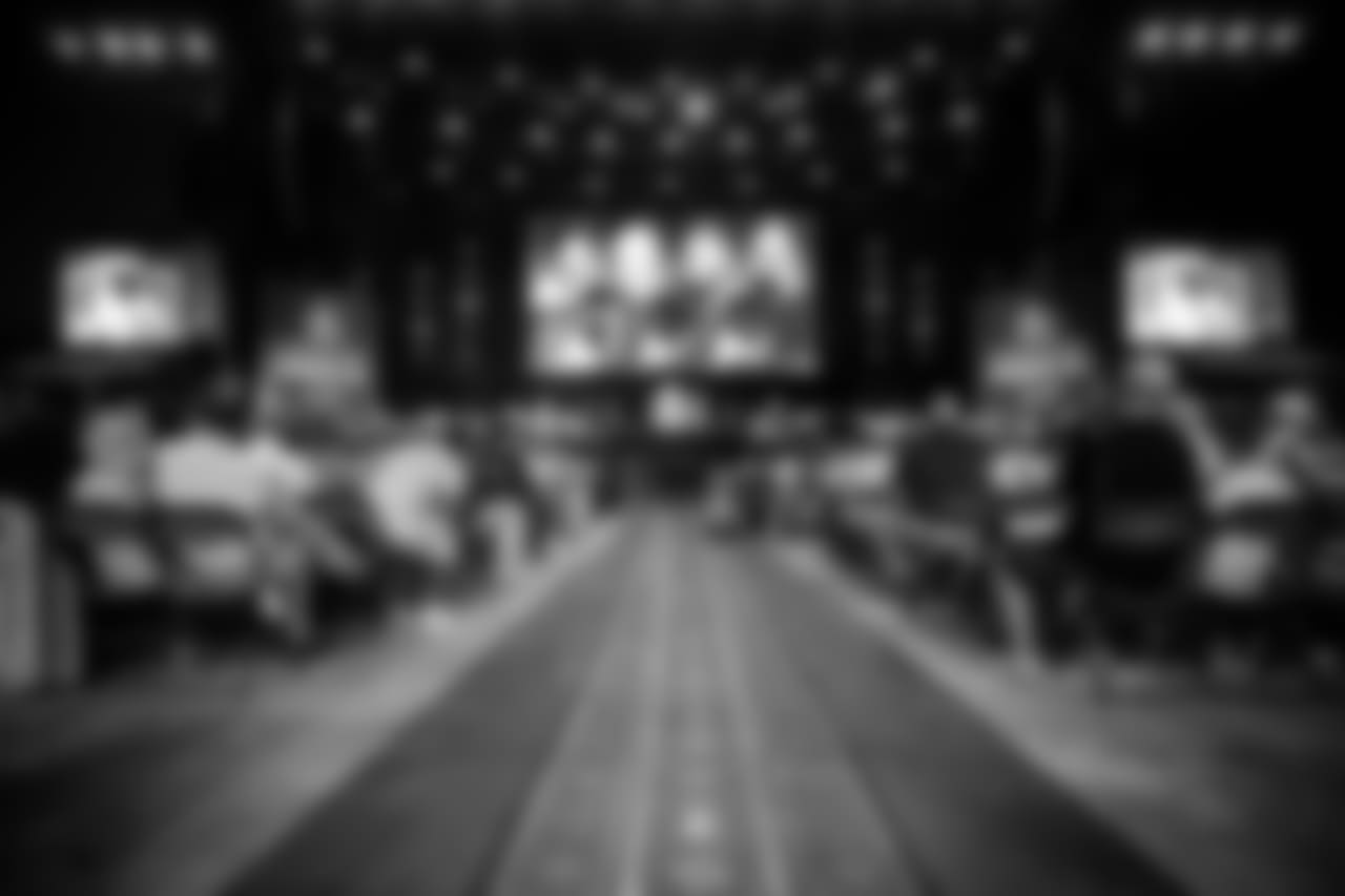 A look at the stage from the ground level