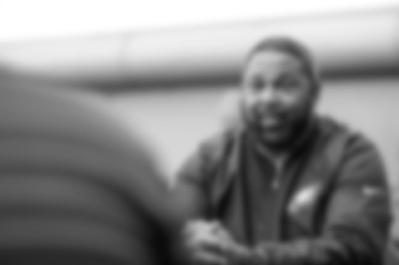Defensive line coach Chris Wilson.