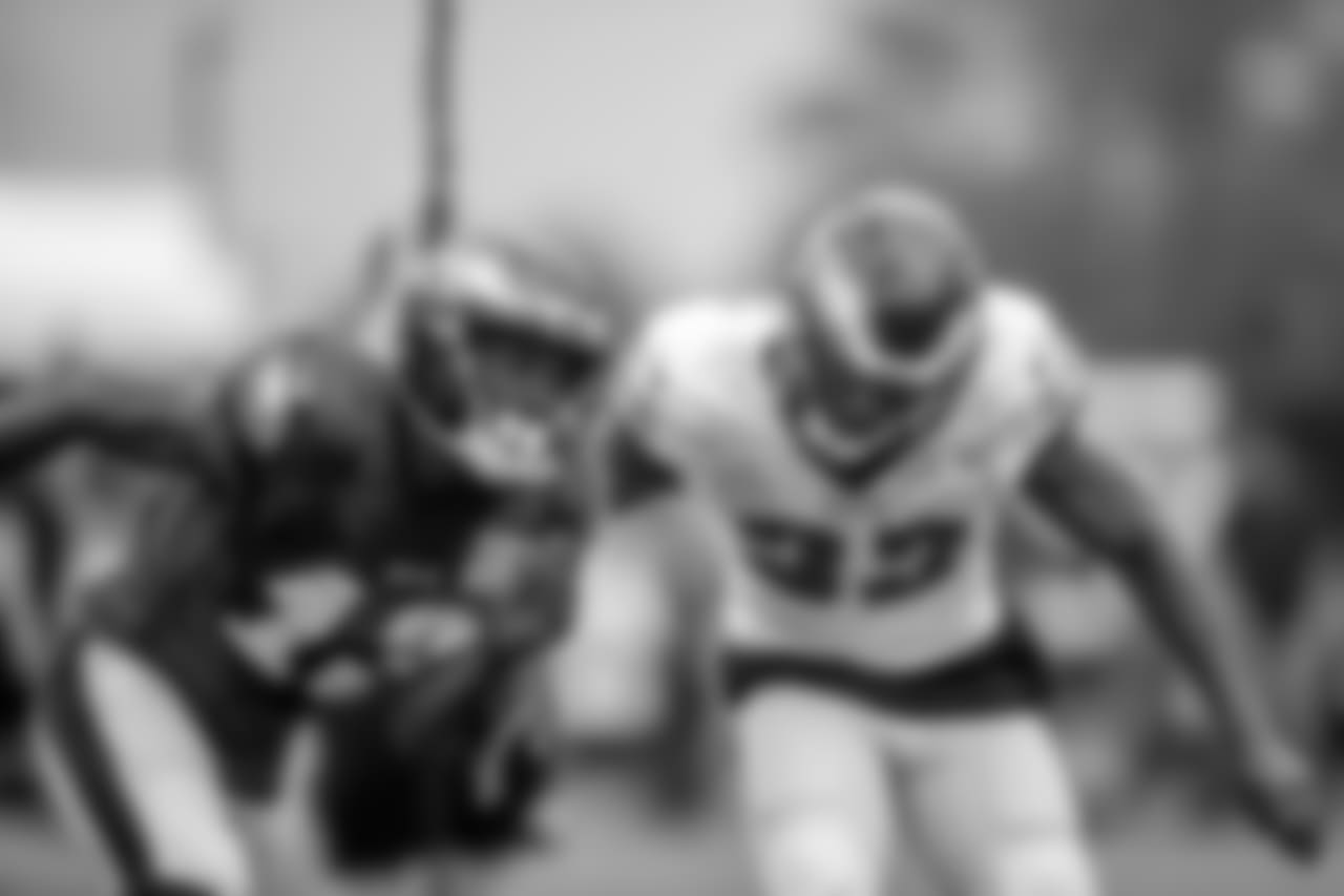 WR Nelson Agholor and CB Rasul Douglas