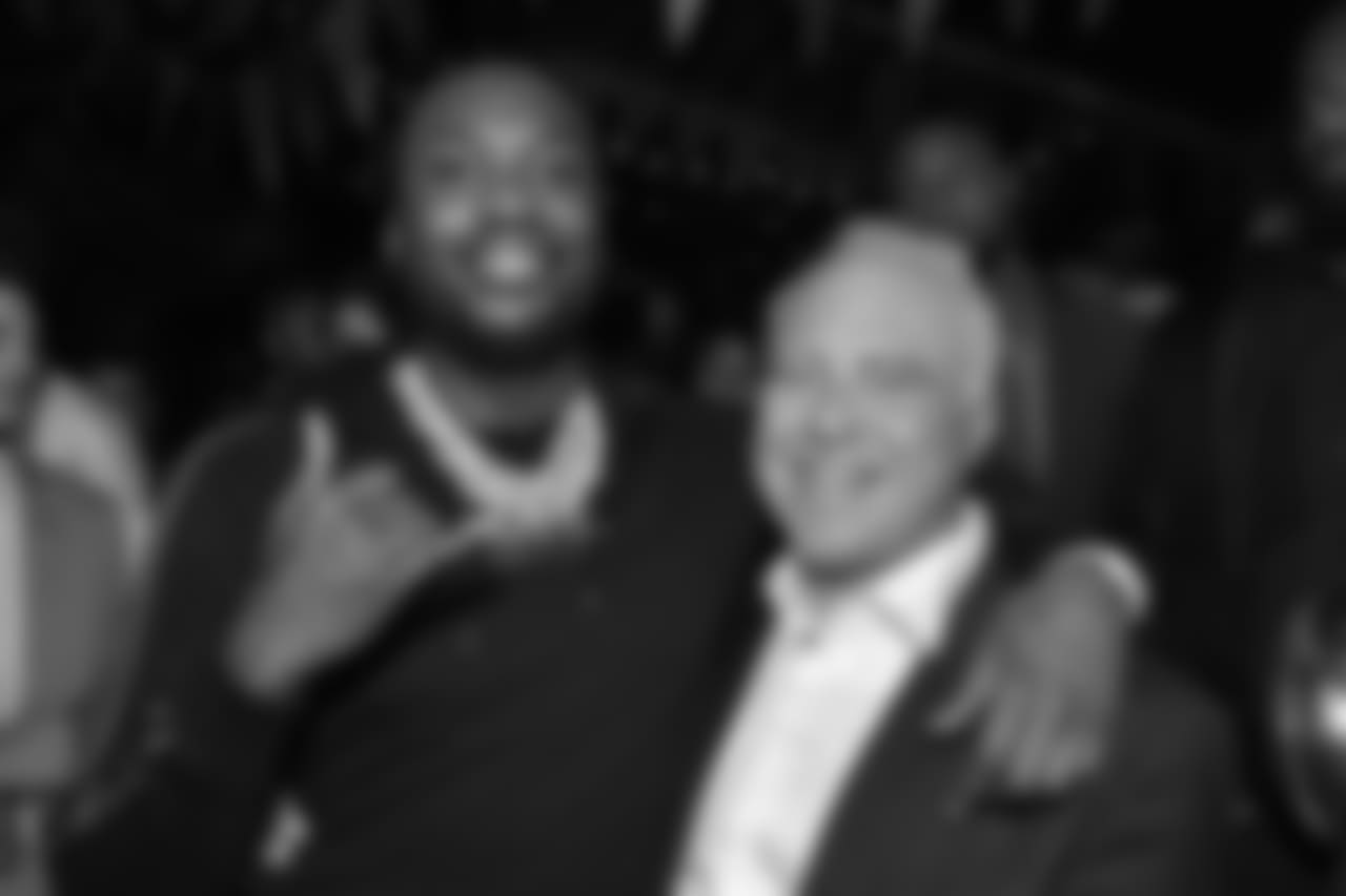 Meek Mill and Chairman and CEO Jeffrey Lurie