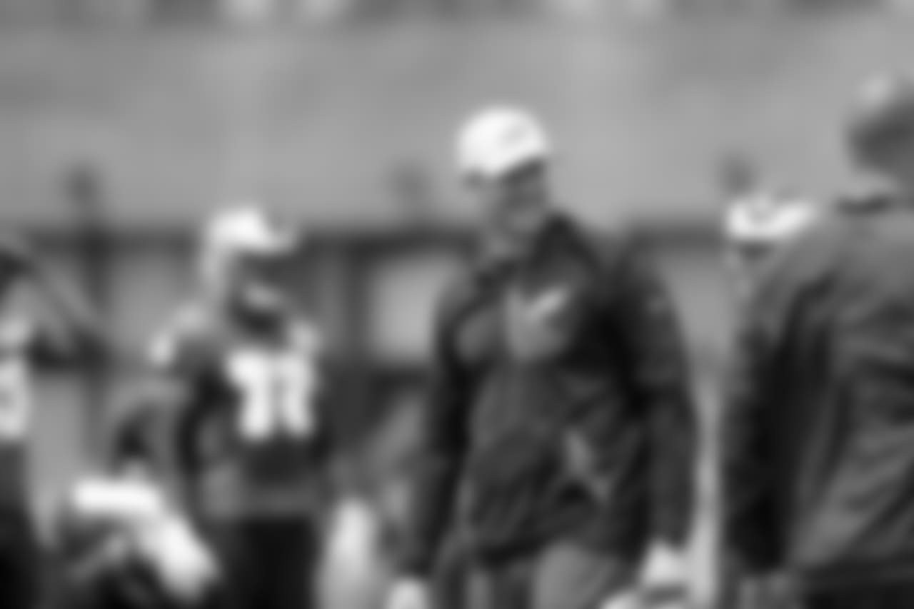 Offensive coordinator Mike Groh.