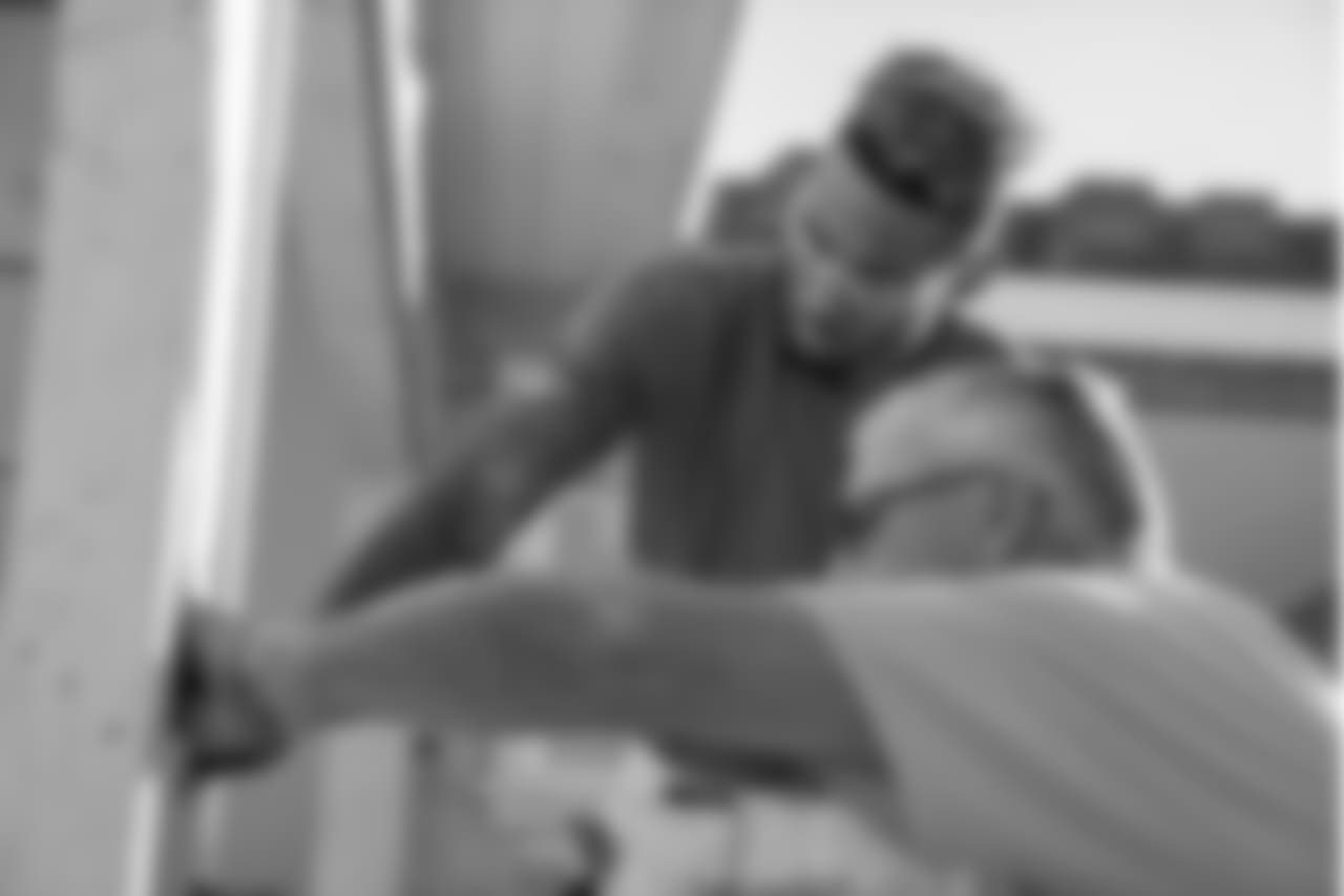 CB Jalen Mills gets some help with the framing