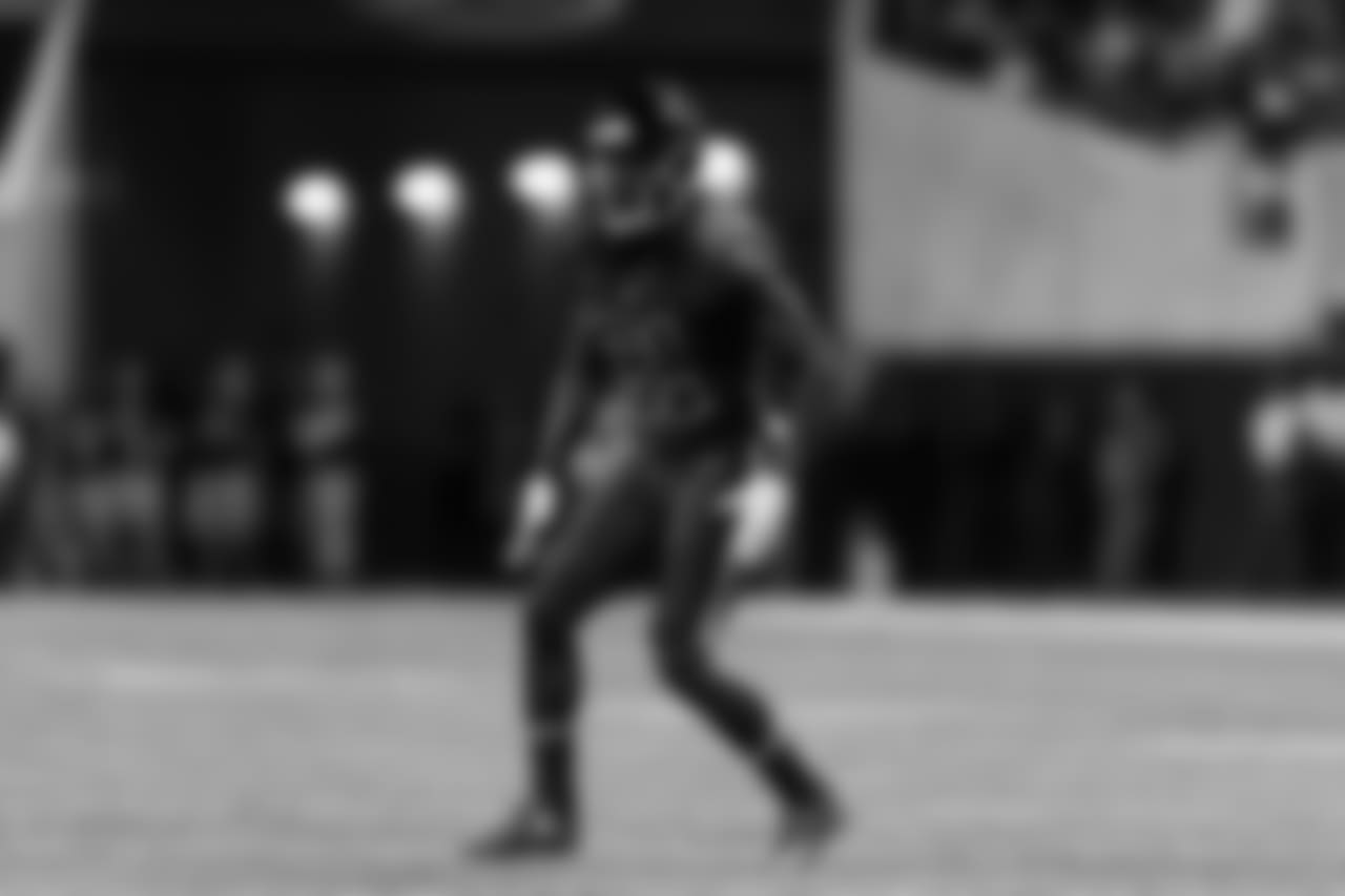 CB Desmond Trufant missed Atlanta's run to the Super Bowl last year due to injury, but is back to playing at a Pro-Bowl level with five tackles in the Wild Card Round.