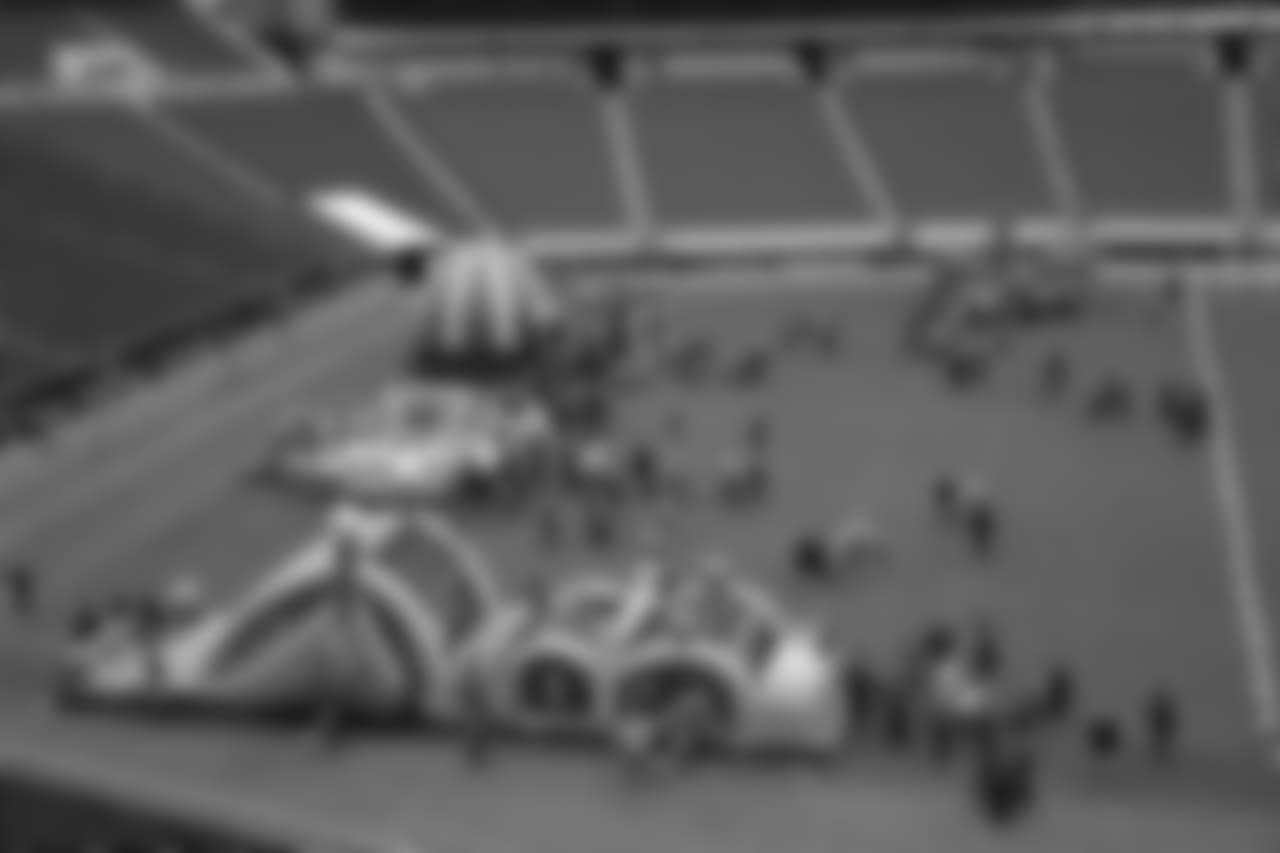 A closer look at the field inflatables