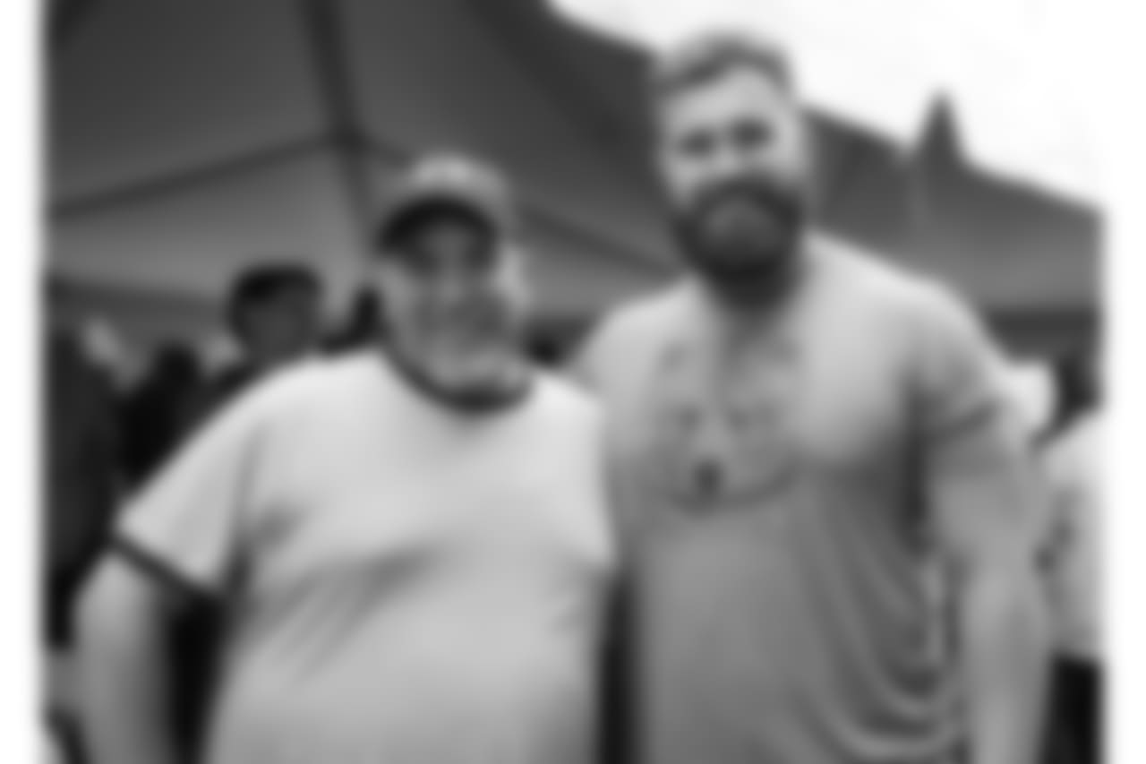 Jason Kelce having a great time