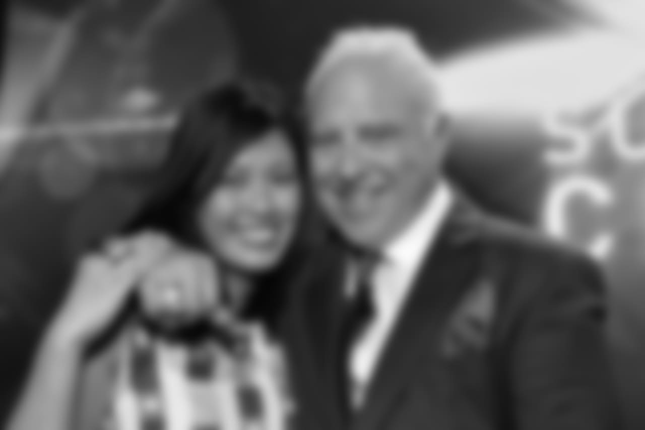 Chairman and CEO Jeffrey Lurie with his wife, Tina