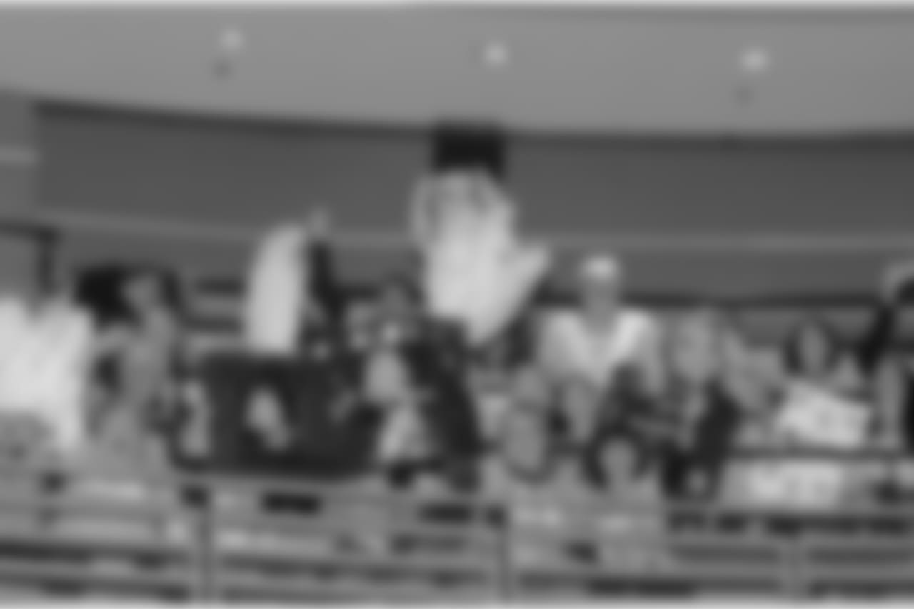 Family and friends of the finalists cheering during the competition