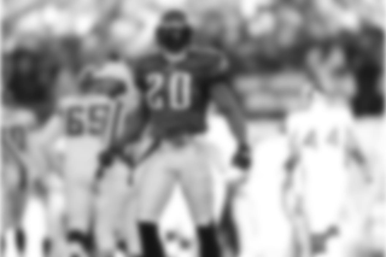 The Falcons will certainly remember Brian Dawkins' impact on the 2004 NFC title game