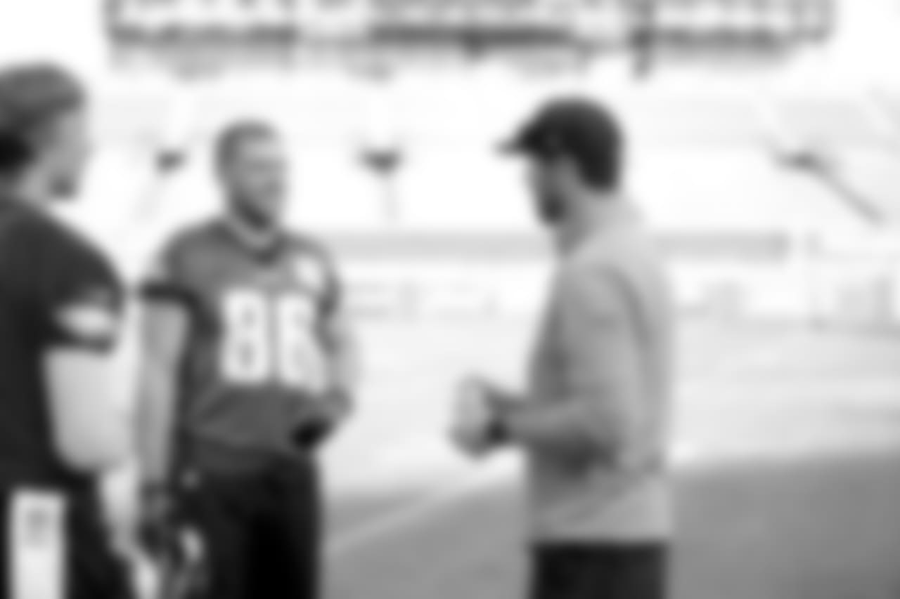 Nick Foles, Zach Ertz and Trent Edwards