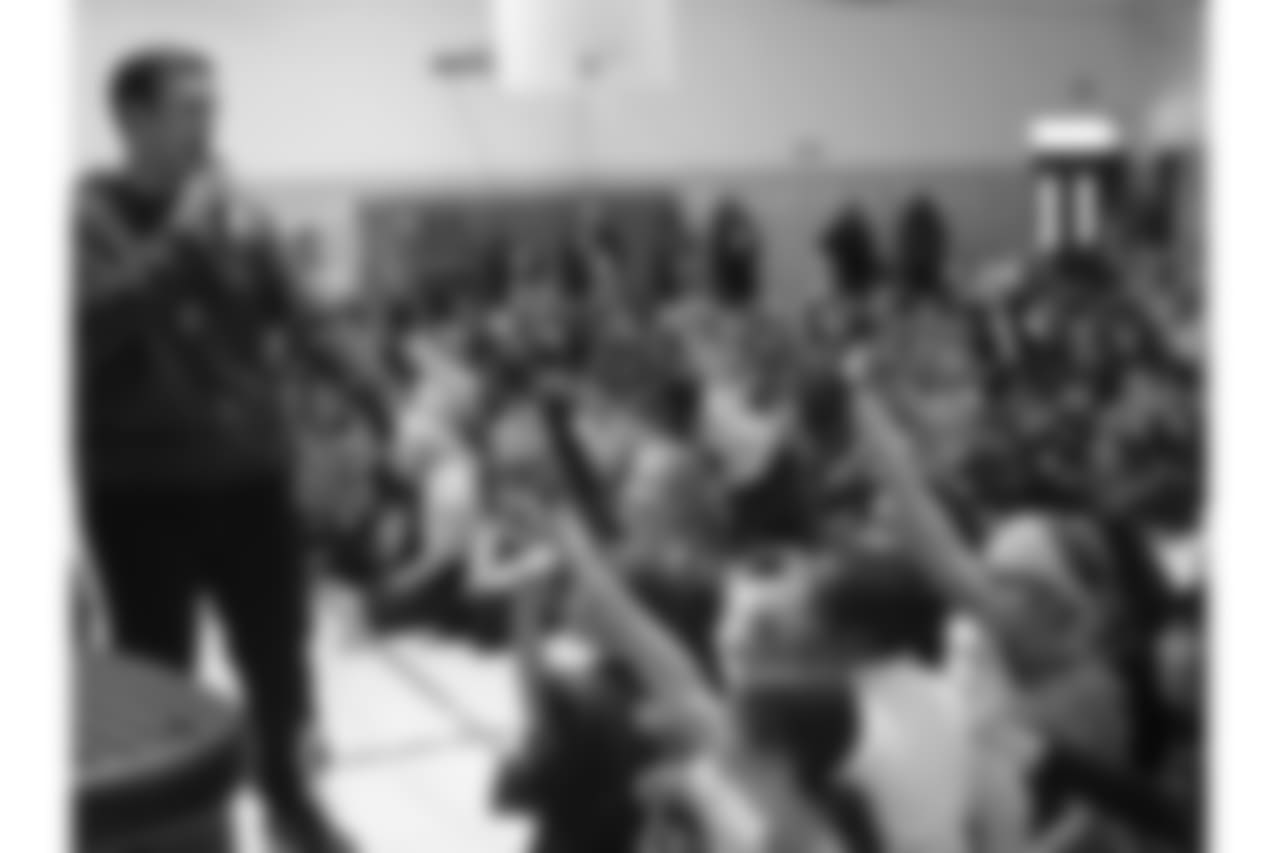 The kids learned about the importance of maintaining a healthy lifestyle