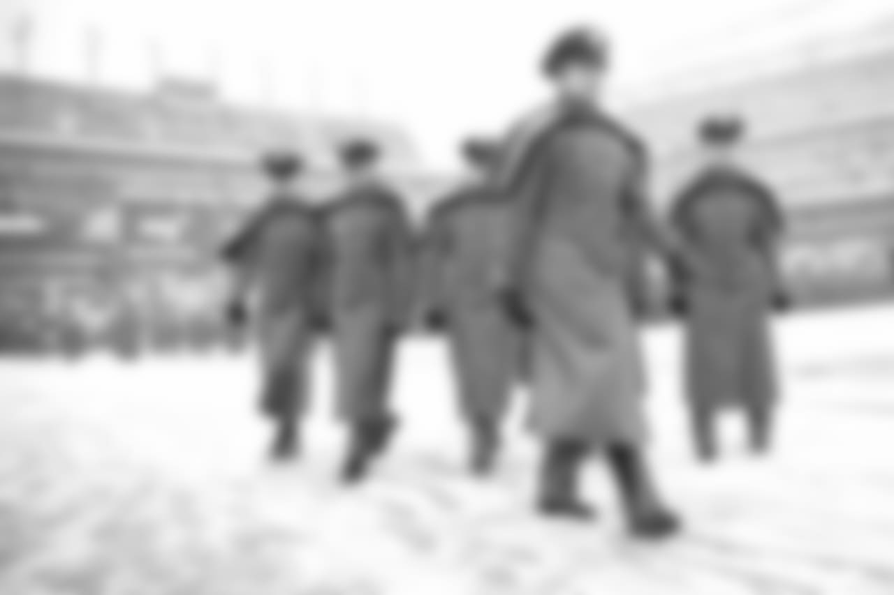 Army cadets take the field.