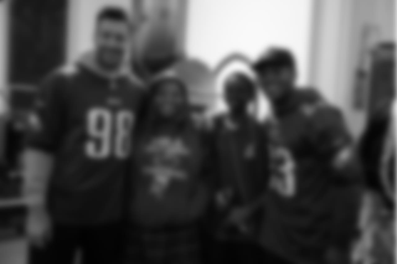 On December 5, Connor Barwin and Rodney McLeod joined students at Rock to the Future for an evening of musical education.