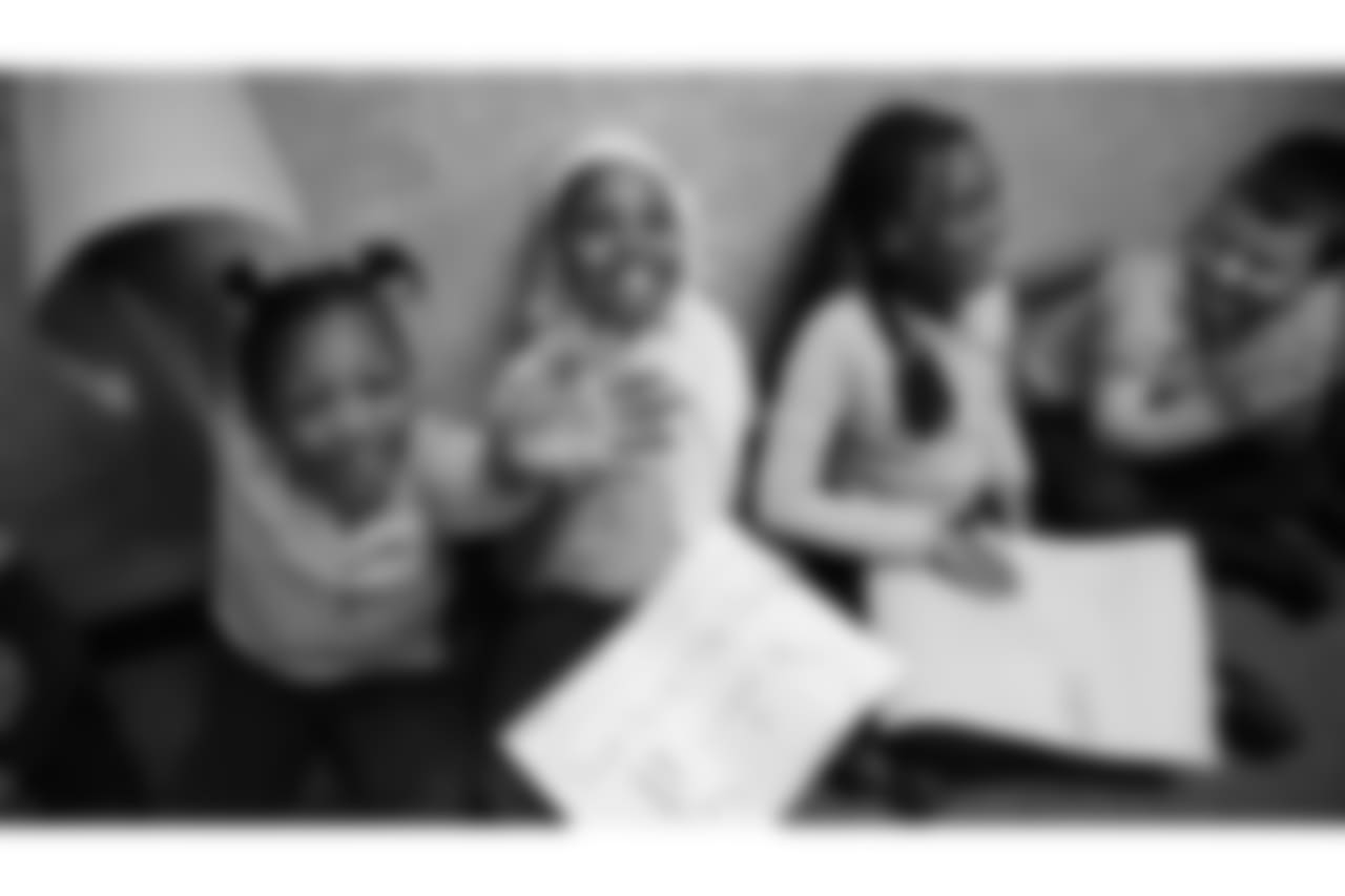 The students at Mastery Charter School were thrilled to see their favorite Eagles.