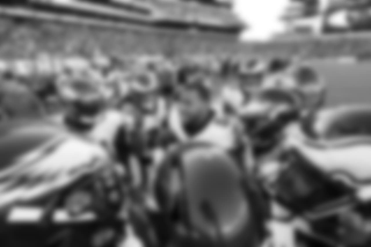 Huddle
Pittsburgh Steelers vs. Philadelphia Eagles at Lincoln Financial Field on August 9, 2018