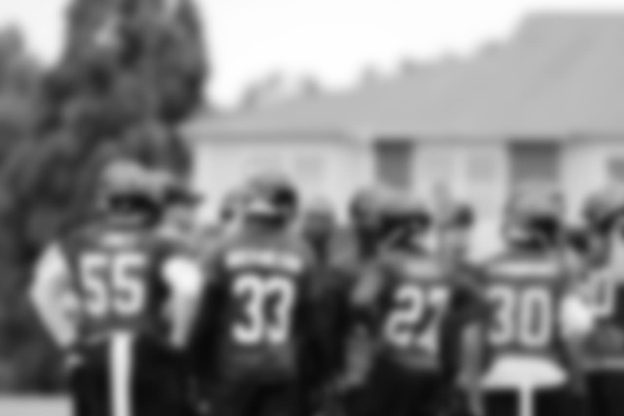 DE J.T. Jones, DB Blidi Wreh-Wilson, FS Damontae Kazee, DB Chris Lammons