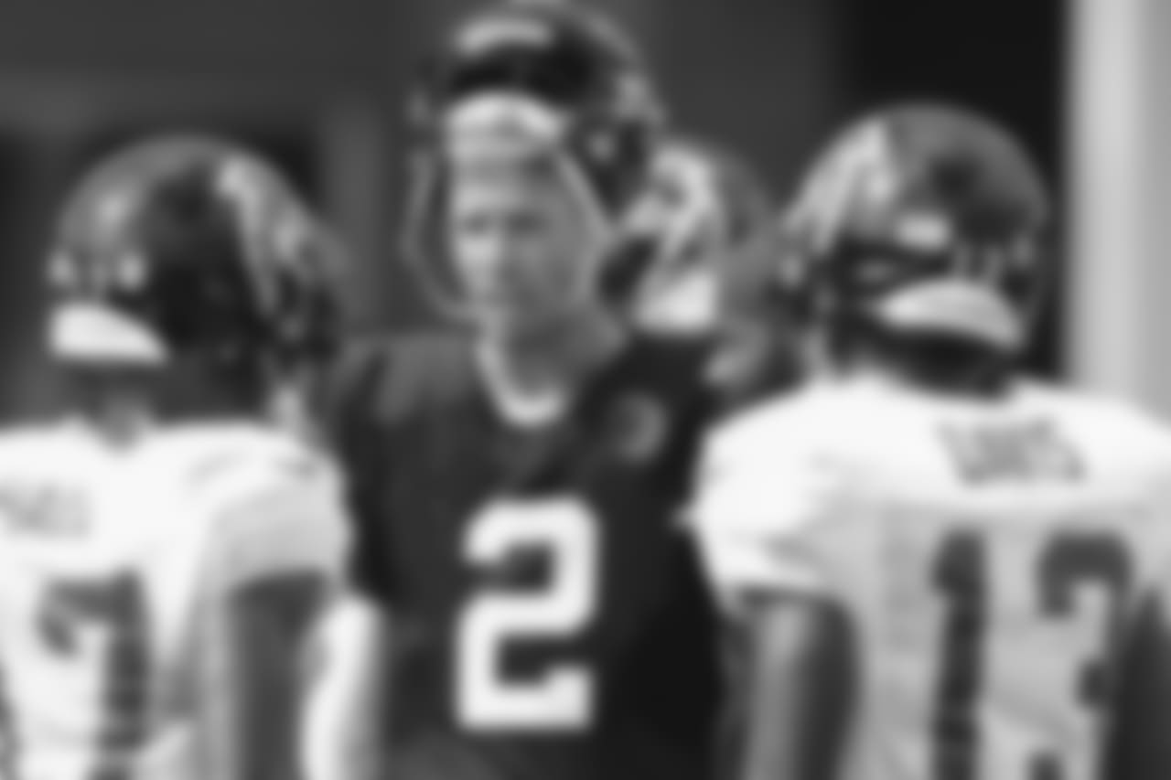 WR Marvin Hall, QB Matt Ryan, WR Reggie Davis