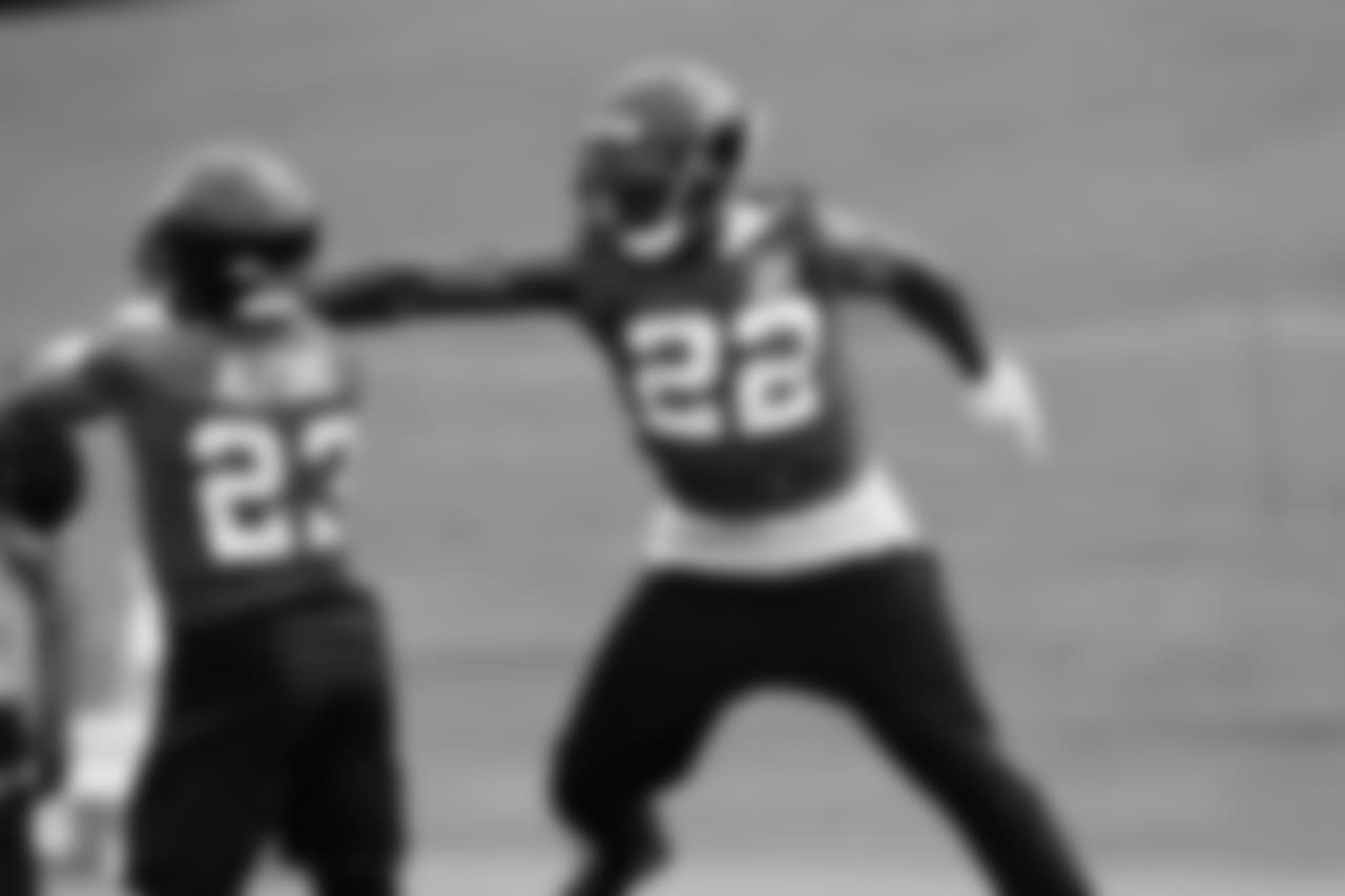 SS Keanu Neal and CB Robert Alford