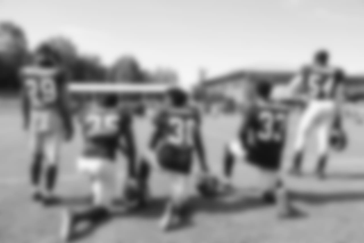 CB Leon McFadden ,S Secdrick Cooper, S Chris Lammons, CB Blidi Wreh-Wilson, LB Foyesade Oluokun