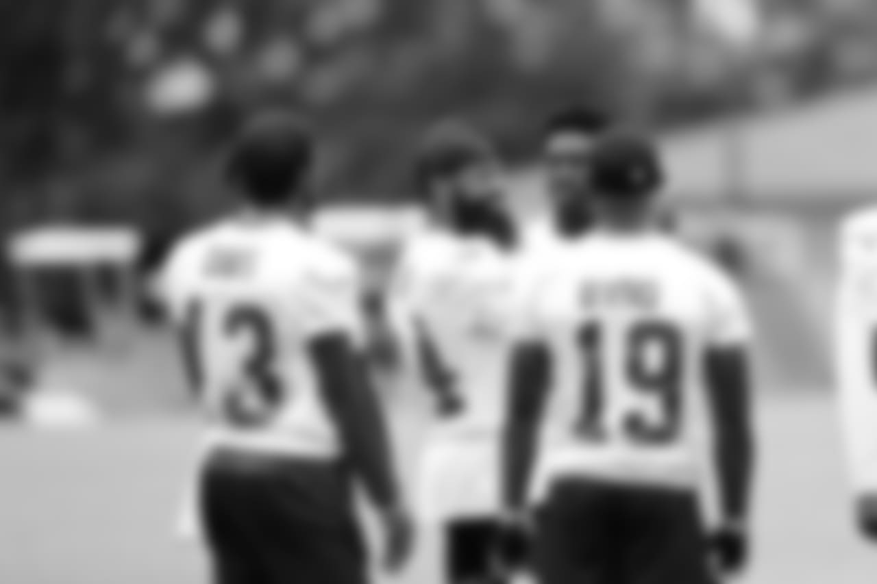 WR Reggie Davis, WR Justin Hardy and WR Dontez Byrd