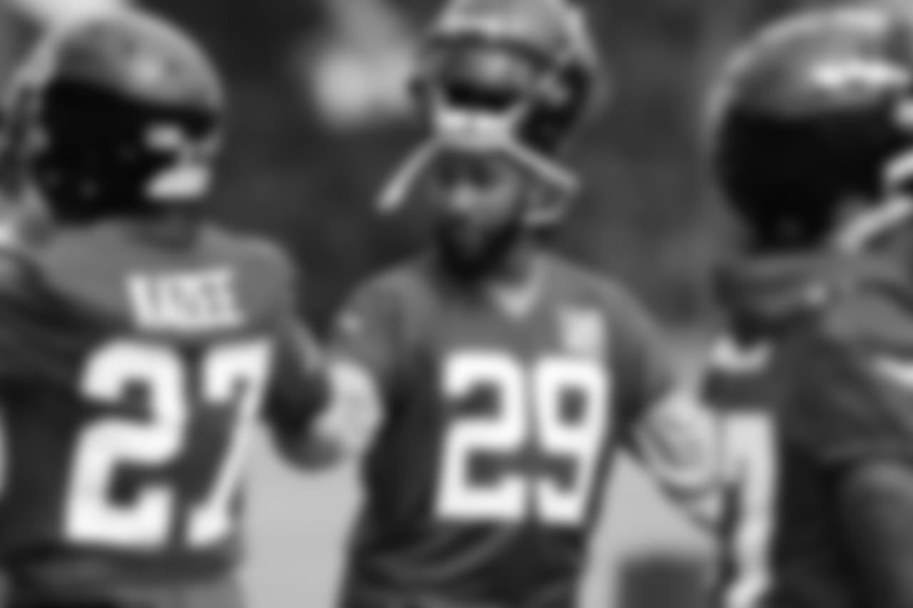 FS Damontae Kazee and DB Leon McFadden